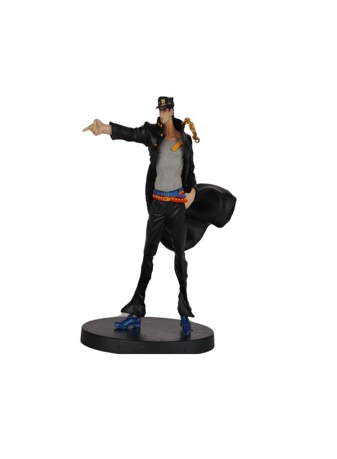 Offo JoJo's Bizarre Adventure Jotaro Kujo Action Figure | Lightweight Durable PVC Anime Collectible for Home, Office Desk & Study Table | Modern Showpiece for Fans & Collectors